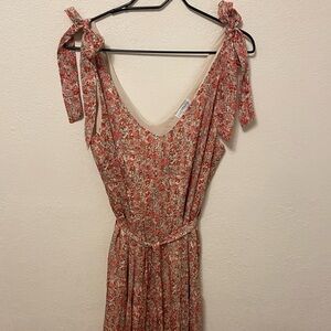 Floral print Lucy Paris dress.